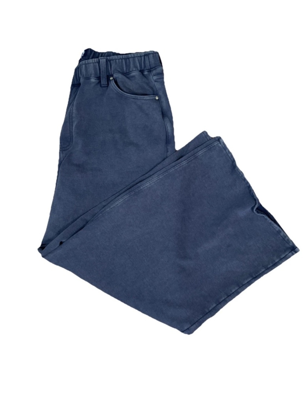 GAP Heavyweight Easy Baggy Sweatpants Jeans Tapestry Navy Size Large Wide Leg